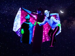 Black Light Theatre HILT images OF love SKY